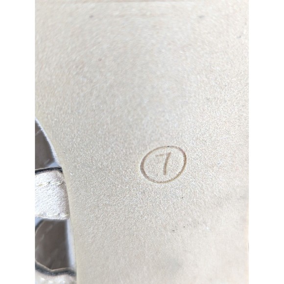 Steve Madden Girl Womens Strap Sandalia Open Toe Stiletto Dress Tan Nubuck Size7 - Picture 8 of 8